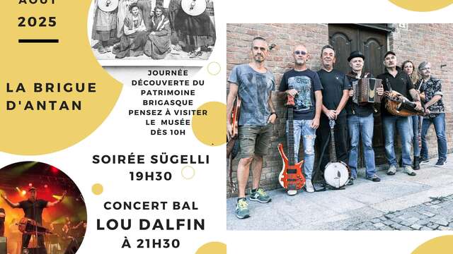 La Brigue d'antan soirée sügelli concert bal Lou Dalfin