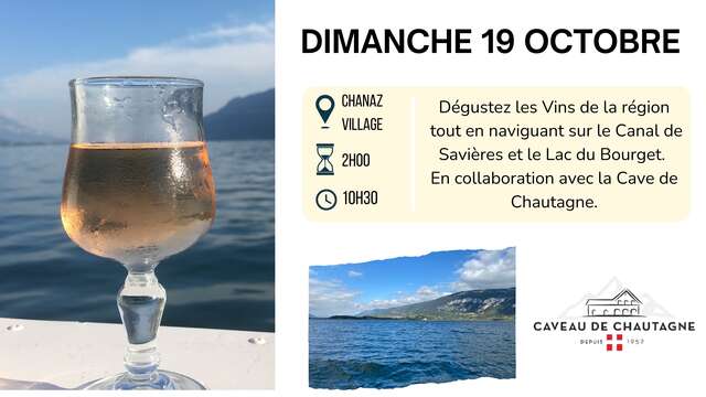 Croisière oenologique à Chanaz