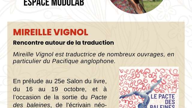 Rencontre avec la traductrice Mireille Vignol