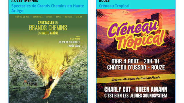 Programme des animations et des activités des Pyrénées Ariégeoises