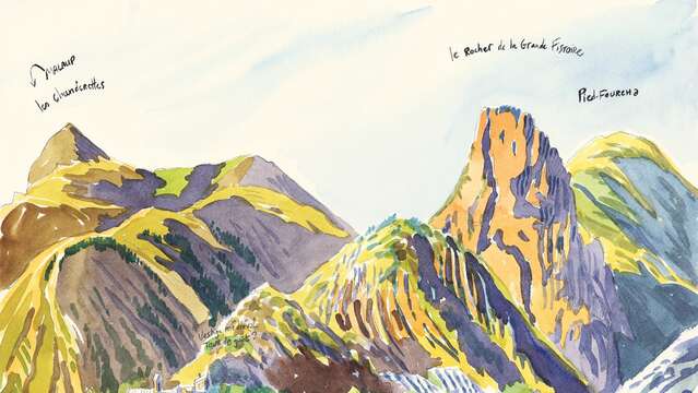 Exposition d'aquarelles d'Alexis Nouailhat