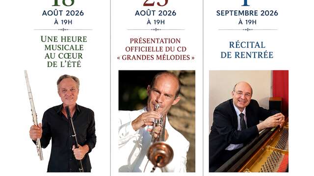 Concerts de Sainte Anne - été 2026