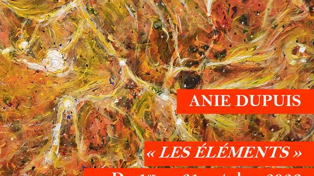 Exposition "Les éléments" par Anie Dupuis
