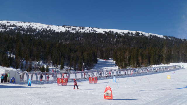 Espace débutant Aillons-Margériaz 1400 m