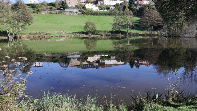Itinéraire VTT : circuit 21 rouge, base Belmont-de-la-Loire