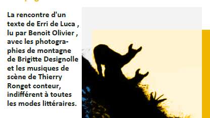 Spectacle : Le poids du papillon