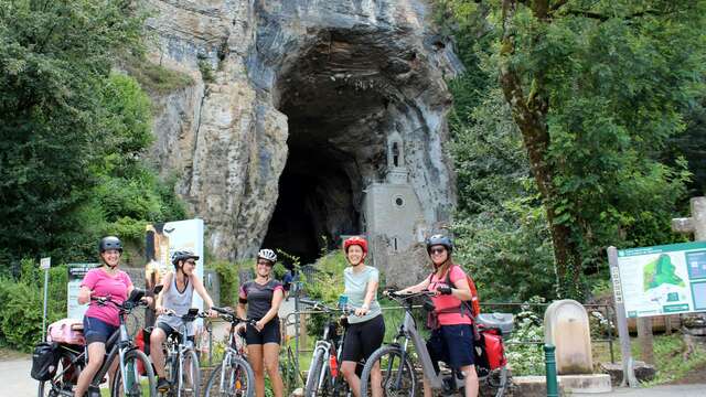 Balade à vélo : les Grottes de La Balme