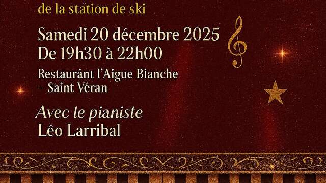 Dîner concert piano à Saint-Véran