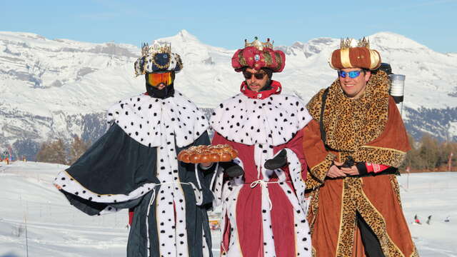 The Three Wise Men on the slopes