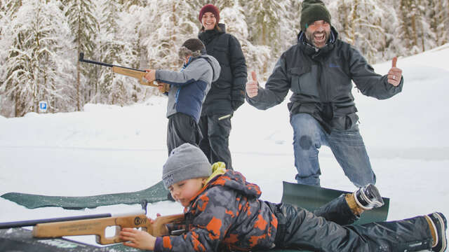 Biathlon laser