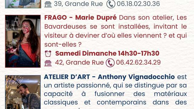 La tournée des Ateliers d'Art de Tourrettes