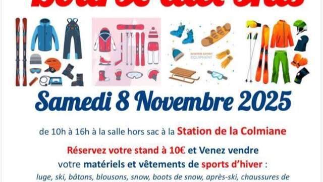 Bourse aux skis La Colmiane