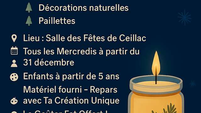 Atelier création de bougies