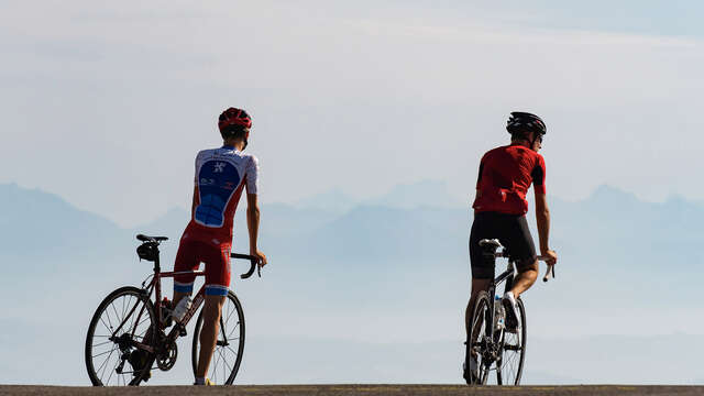 Cycling route: Grand Colombier and Col de la Biche from Les Plans d'Hotonnes