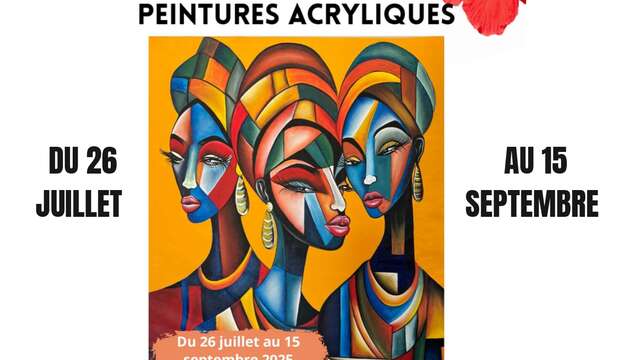 Exposition L'ART-H - peinture acrylique