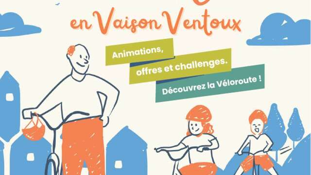 Abschluss von "Mai à vélo" - Festlicher Vormittag und Entdeckung der Véloroute de l'Ouvèze