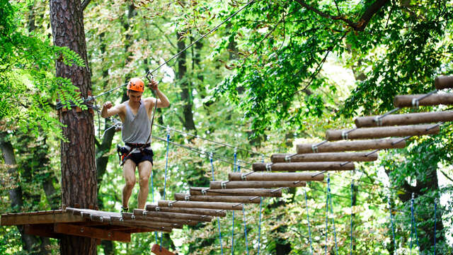 Parcours Accrobranche chez Brune Aventure