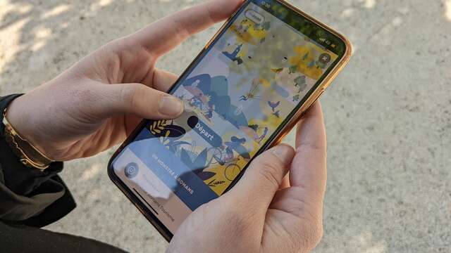Jeu de piste numérique "Voyage dans le temps" avec Baludik à Peyrins