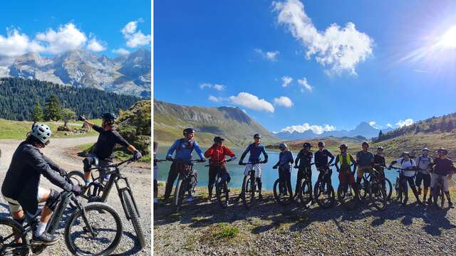 Séjour VTT électrique en itinérance des Aravis à l'espace Diamant