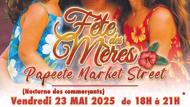 Papeete Market Street - Mother's Day