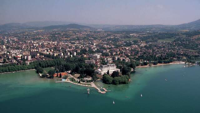 Itinéraire pédestre : Le cercle du lac - De la presqu'île d'Albigny au Petit Port d'Annecy-le-Vieux