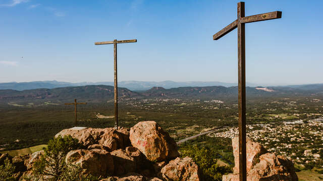 Der Felsen von Roquebrune mit Führer Eric Gorlet