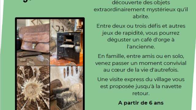 Jeux au Musée des Orres