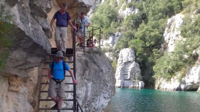 Rando passion : Les basses gorges du Verdon, un ruban d'émeraude