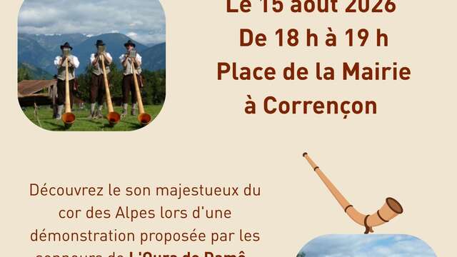 Concert et initiation aux Cors des Alpes