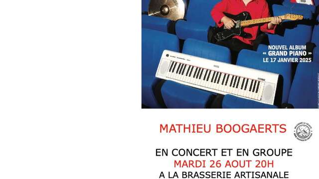 Concert 'Mathieu Boogaerts en groep