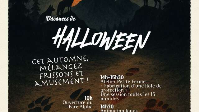 Halloween  au Parc Alpha