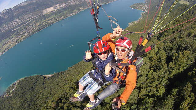 Parapente : vol biplace enfant