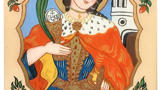 Exposition "L'envers du décor : L'art populaire de la peinture sous verre"