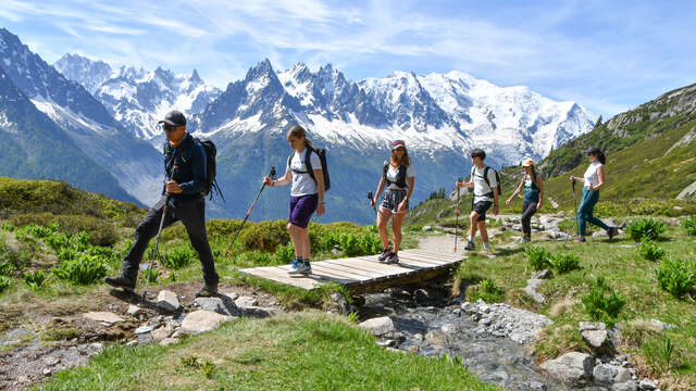 Randonnée pédestre avec un guide