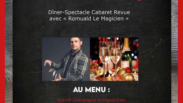 Un Noël Magique : Dîner-Spectacle avec le magicien et mentaliste Romuald