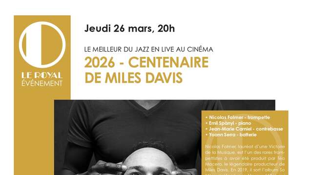 Jazz-Konzert - Nicolas Folmer "So Miles II"