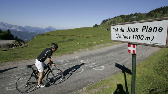 Le col de Joux Plane - Vélo de Route