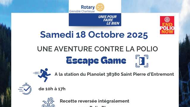 Une aventure contre la polio - Escape Game