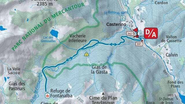 Randonnée raquette à neige - Refuge de Fontanalbe - Randoxygène