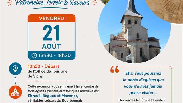 Circuit des Églises Peintes du Bourbonnais