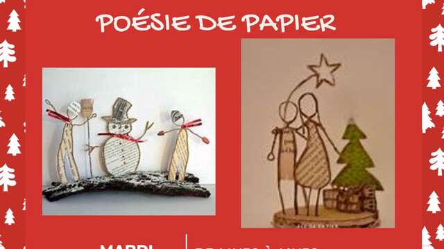 "Paper poetry" Christmas workshop