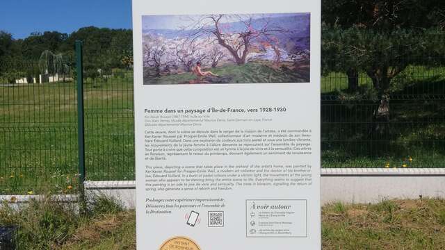 Chemin des Impressionnistes à L'Etang-la-Ville
