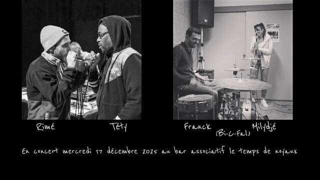 Soirée RAP avec Bi-C-Fal et Téty & Rimé au Temps Des Noyaux