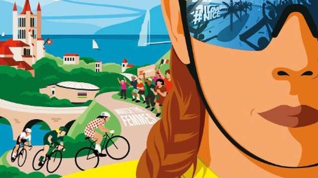 Women's Tour de France with Zwift in Vaison Ventoux Provence