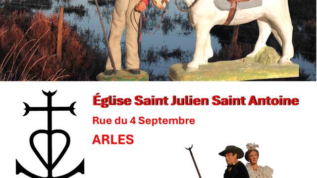 La crèche camarguaise de la Confrérie des Gardians