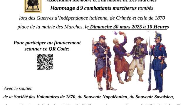 Hommage à 9 soldats marcherus