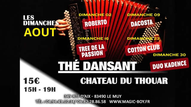 Thé dansant du dimanche au Thouar