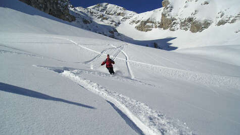 Ski hors pistes avec Eric Fossard - Guide de Haute Montagne