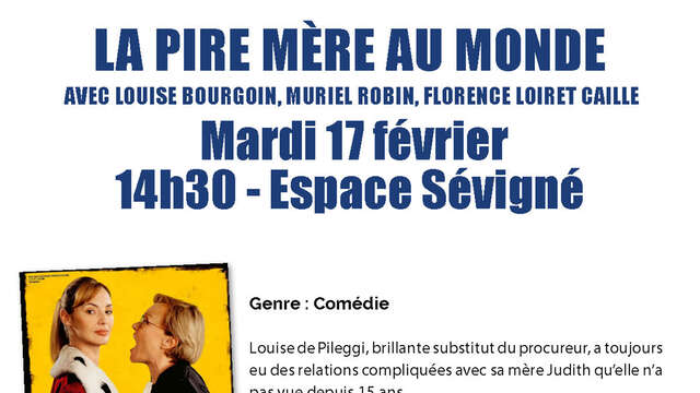 Ciné Seniors - La pire mère au monde