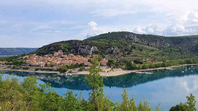 Tour du Verdon à vélo : Etape Bauduen - Baudinard-sur-Verdon - Moissac-Bellevue - Régusse - Montmeyan